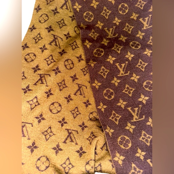 246 Louis Vuitton LV Monogram Cashmere-Silk Blend Winter Scarf with Box - Picture 4 of 5
